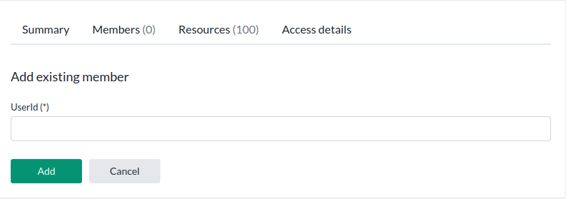 Add existing member