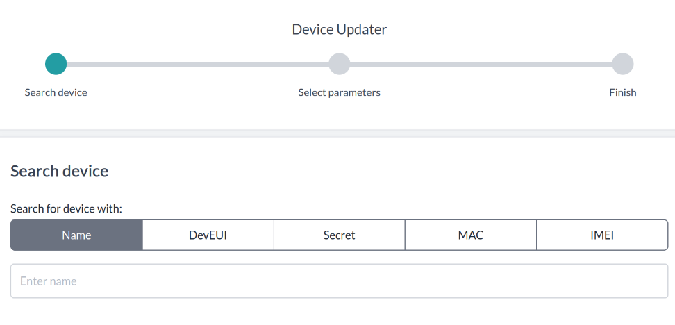 Die App-Karte Device Updater auf der Seite Apps